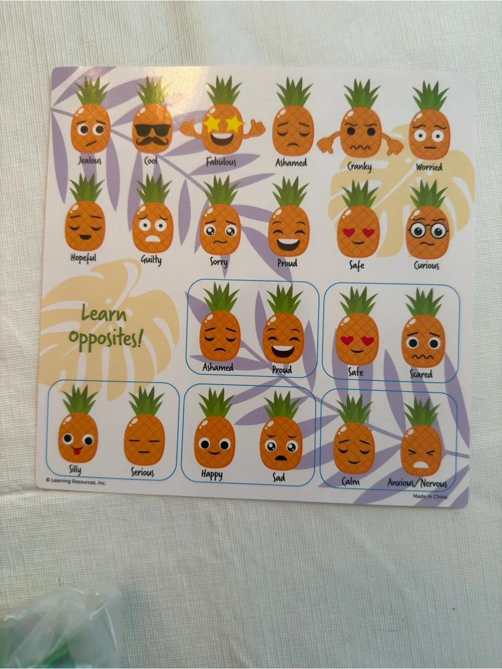Learning Resources Big Feelings Pineapple Deluxe Set - Yellow